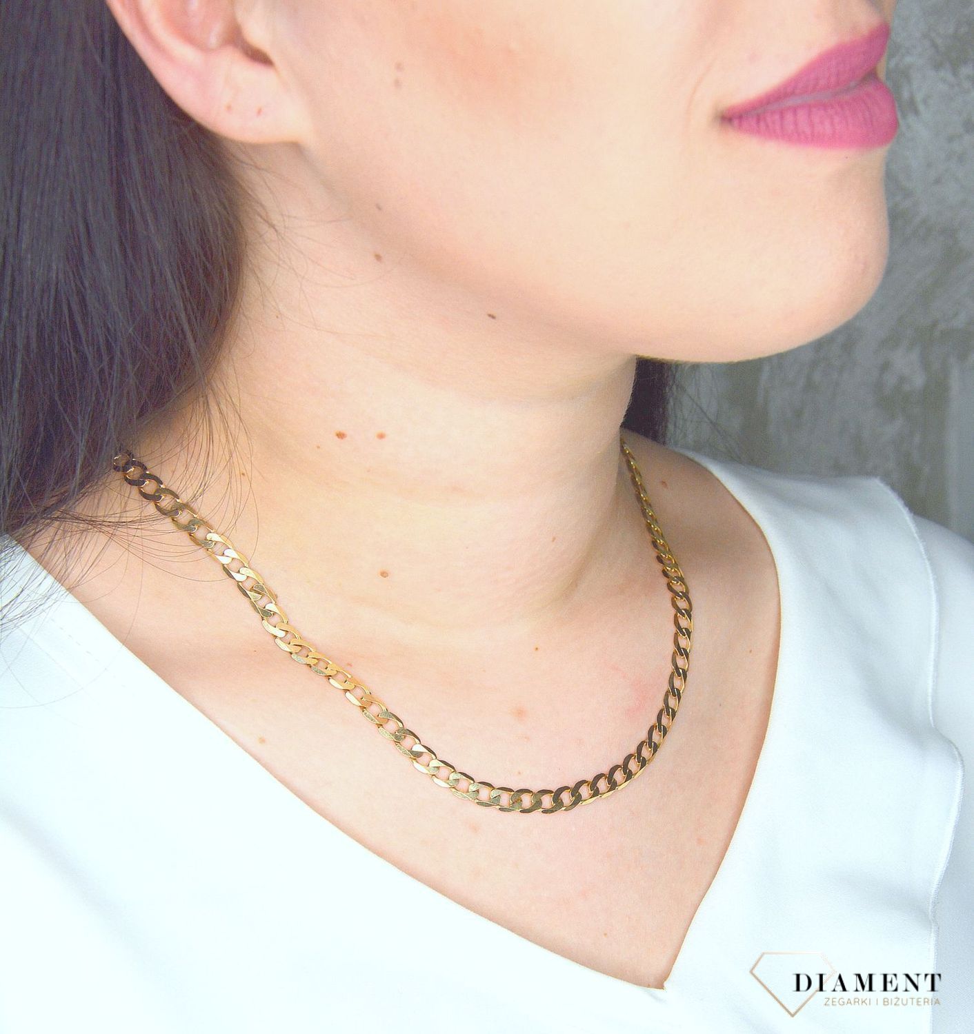 Złoty łańcuszek 585 pancerka 6,5 mm DIA-LAN-3126-585 6,5mm (1).jpg